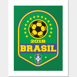 Team Brasil WC 2018! Posters and Art